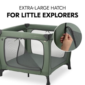 Hauck Travel Cot Sleep n Play Square Set Dark Green Hauck Travel Cot Sleep n Play Square Set Dark Green