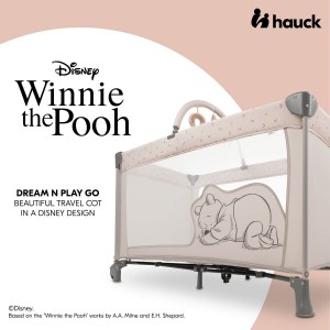 Hauck Travel Cot Dream n Play Go Pooh Rainbow Hauck Travel Cot Dream n Play Go Pooh Rainbow
