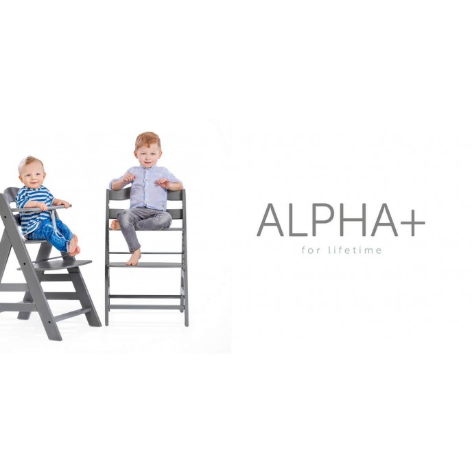 Hauck Alpha Wooden Highchair White (up to 90kg)