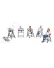 Hauck Alpha Wooden Highchair White (up to 90kg)