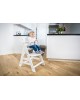 Hauck Alpha Wooden Highchair White (up to 90kg)