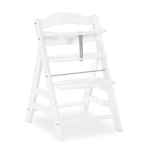 Hauck Alpha Wooden Highchair White (up to 90kg) Hauck Alpha Wooden Highchair White (up to 90kg)