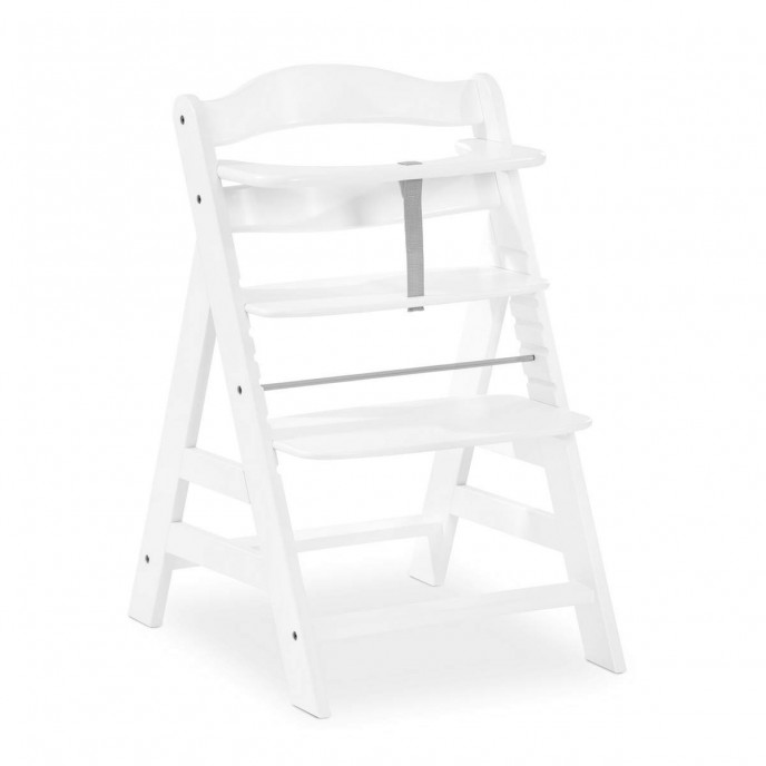 Hauck Alpha Wooden Highchair White (up to 90kg)