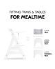 Hauck Alpha Wooden Highchair White (up to 90kg)