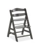 Hauck Alpha Wooden Highchair Charcoal (up to 90kg)