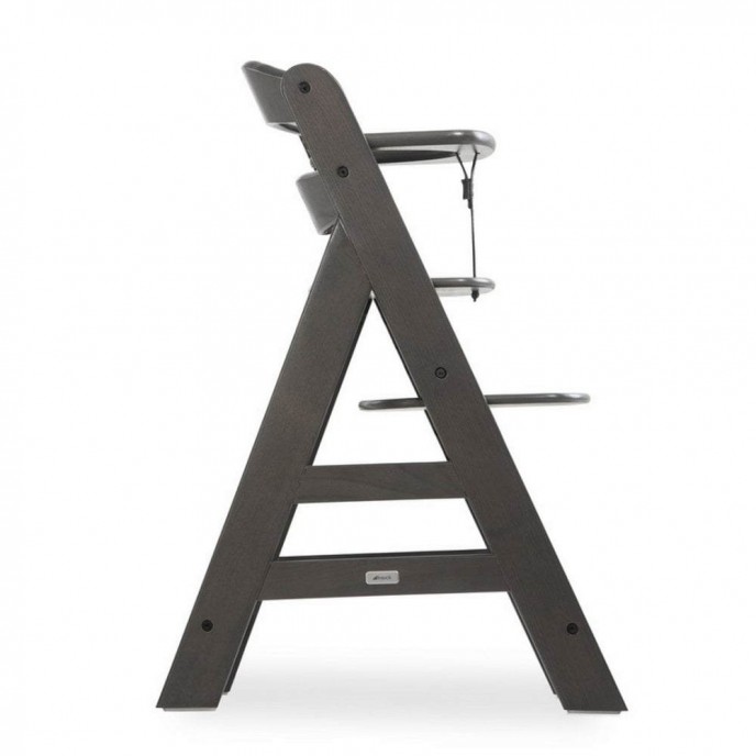 Hauck Alpha Wooden Highchair Charcoal (up to 90kg)