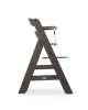 Hauck Alpha Wooden Highchair Charcoal (up to 90kg)