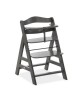 Hauck Alpha Wooden Highchair Charcoal (up to 90kg)