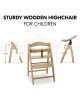 Hauck Arketa Wooden Highchair Oak (up to 130kg)