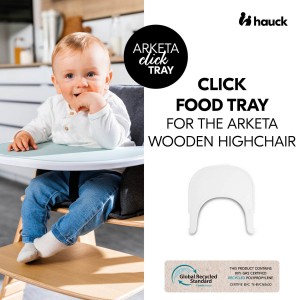 Hauck Highchair Click Tray for Arketa White Hauck Highchair Click Tray for Arketa White