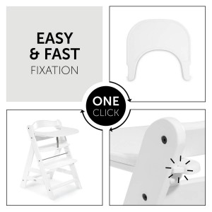 Hauck Highchair Click Tray White for Alpha and Beta Hauck Highchair Click Tray White for Alpha and Beta