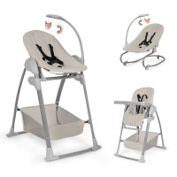 Hauck Sit n Relax 3 in 1 Highchair and Bouncer Beige