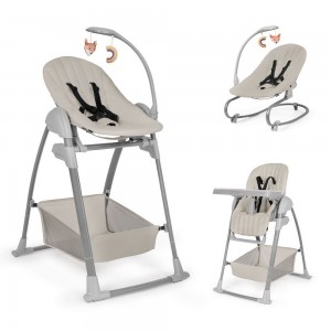 Hauck Sit n Relax 3 in 1 Highchair and Bouncer Beige