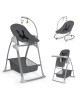 Hauck Sit n Relax 3 in 1 Highchair and Bouncer Dark Grey