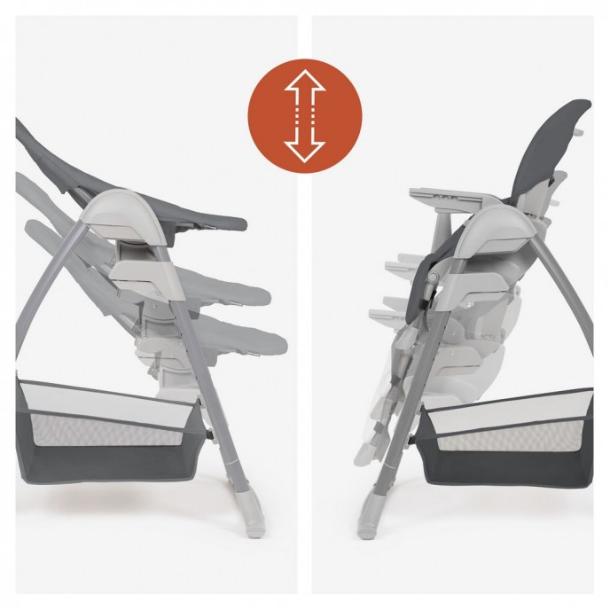 Hauck Sit n Relax 3 in 1 Highchair and Bouncer Dark Grey
