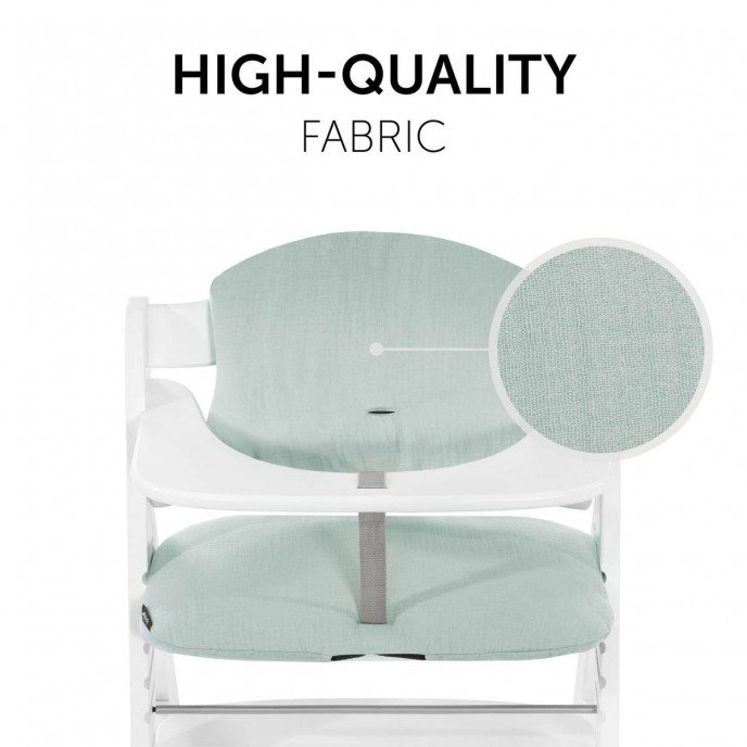 Hauck Highchair Pad Select Muslin Mint Hauck Highchair Pad Select Muslin Mint