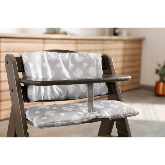 Hauck Alpha Highchair Pad Teddy Grey