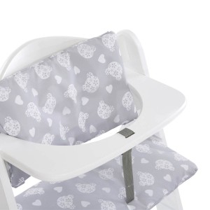 Hauck Alpha Highchair Pad Teddy Grey Hauck Alpha Highchair Pad Teddy Grey