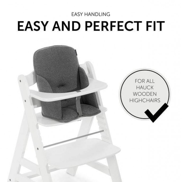 Hauck Cosy Select Highchair Insert Jersey Charcoal