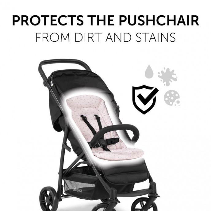 Hauck Pushchair Liner Flowers Rose