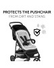 Hauck Pushchair Liner Light Grey