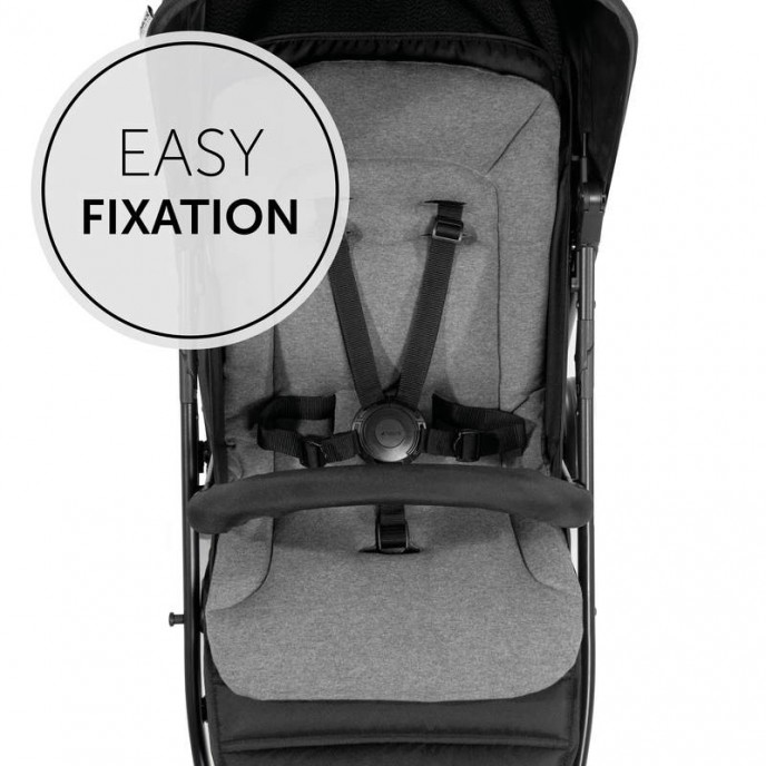 Hauck Pushchair Liner Charcoal