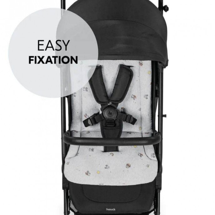 Hauck Pushchair Liner Disney Mickey & Minnie Grey Hauck Pushchair Liner Disney Mickey & Minnie Grey
