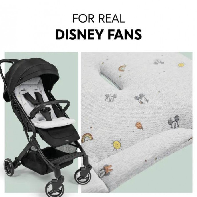 Hauck Pushchair Liner Disney Mickey & Minnie Grey Hauck Pushchair Liner Disney Mickey & Minnie Grey