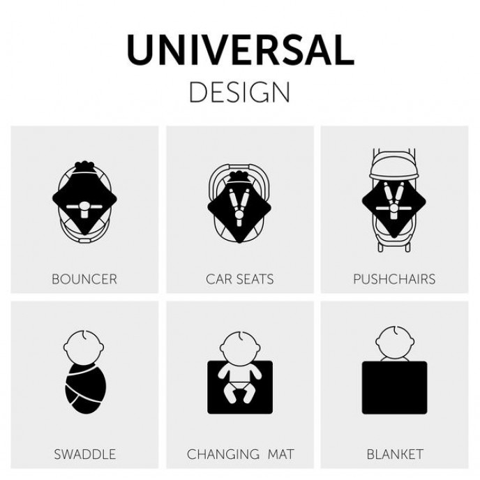 Hauck Snuggle n Dream Wrap Blanket Leo Grey