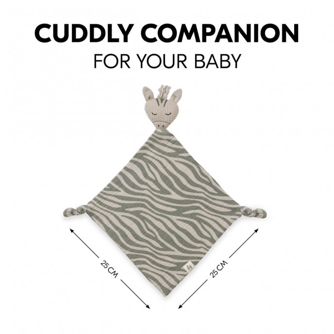 Hauck Comforter Cuddle n Play Zebra Sage