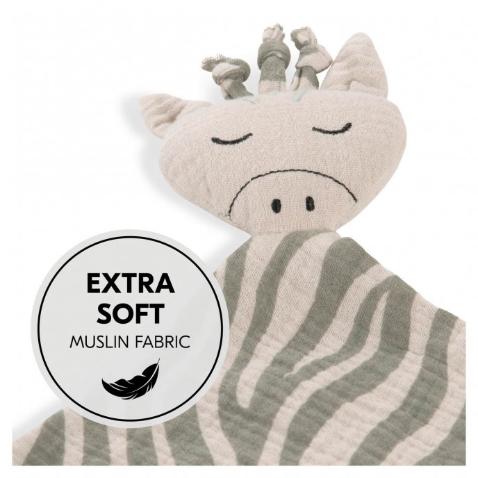 Hauck Comforter Cuddle n Play Zebra Sage