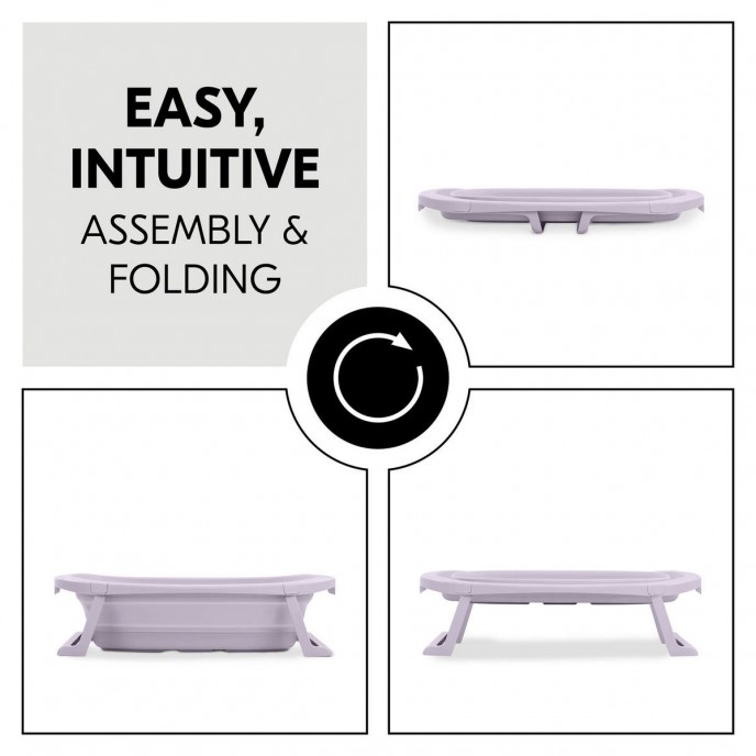 Hauck Bath Foldable Wash n Fold Lavender Hauck Bath Foldable Wash n Fold Lavender