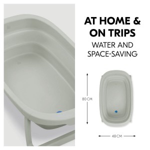 Hauck Bath Foldable Wash n Fold Sage Hauck Bath Foldable Wash n Fold Sage