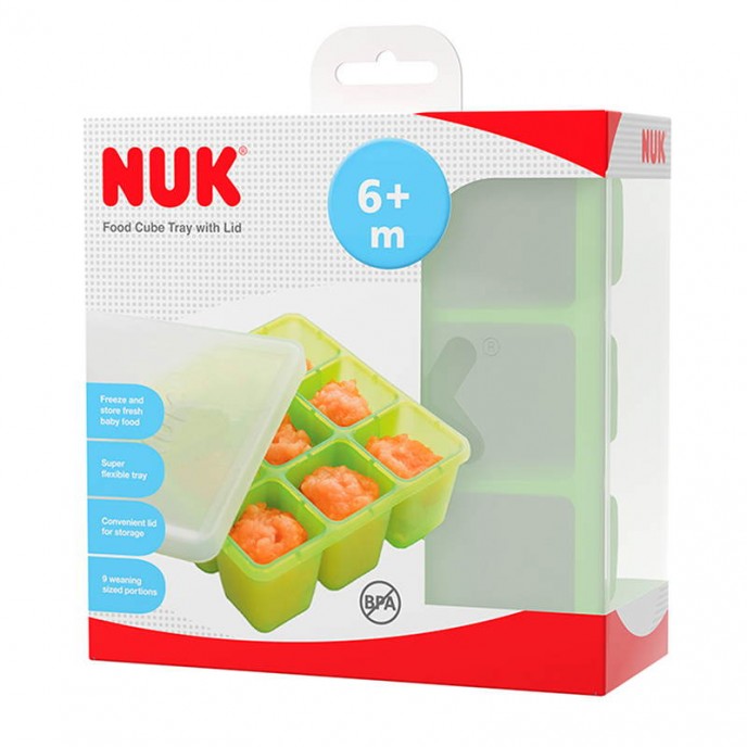 Nuk Food Freezing Cube Tray with Lid