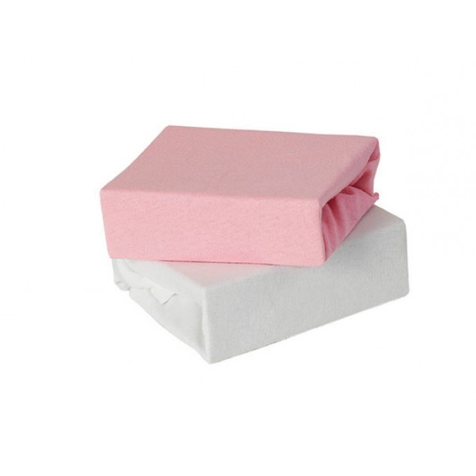 Baby Elegance Sheets Cotbed 2pk Pink