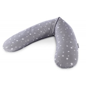 Theraline Maternity & Nursing Pillow Original Grey Stars Theraline Maternity & Nursing Pillow Original Grey Stars