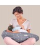 Theraline Maternity & Nursing Pillow Original Bamboo Grey Theraline Maternity & Nursing Pillow Original Bamboo Grey