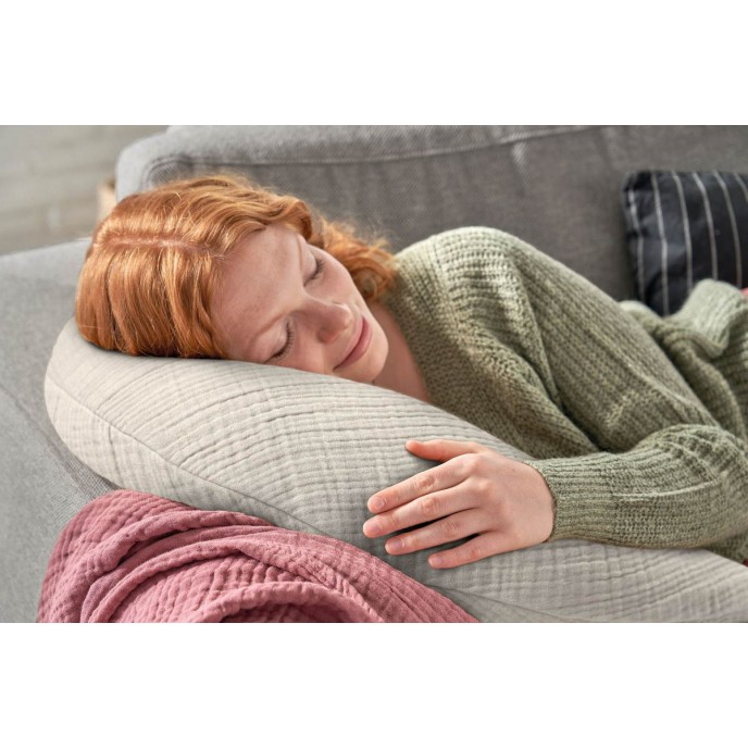 Theraline Maternity & Nursing Pillow Moon Muslin Sandy Theraline Maternity & Nursing Pillow Moon Muslin Sandy