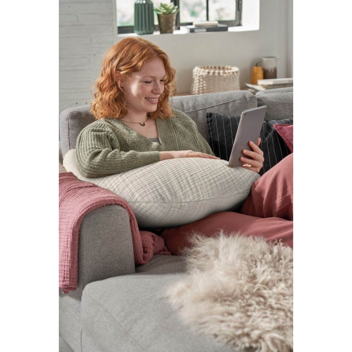 Theraline Maternity & Nursing Pillow Moon Muslin Sandy Theraline Maternity & Nursing Pillow Moon Muslin Sandy