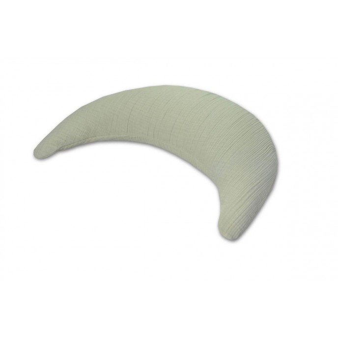 Theraline Maternity & Nursing Pillow Moon Muslin Sage Theraline Maternity & Nursing Pillow Moon Muslin Sage