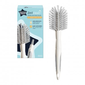 Tommee Tippee Bottle & Teat Brush Grey Tommee Tippee Bottle & Teat Brush Grey