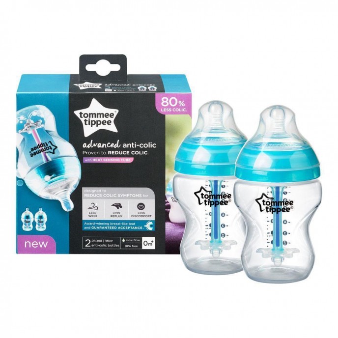 Tommee Tippee Bottle 260ml Anti Colic Twin Pack 