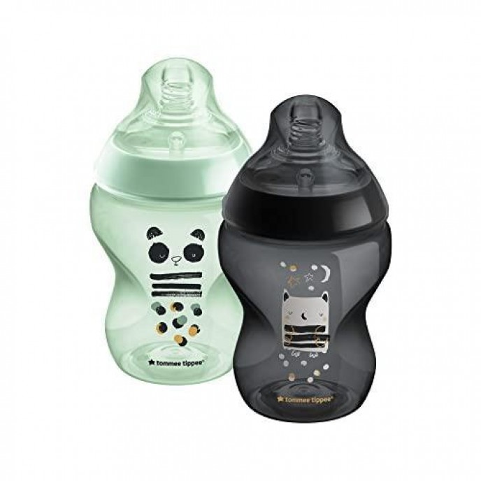 Tommee Tippee Bottle 260ml Blue Twin Pack