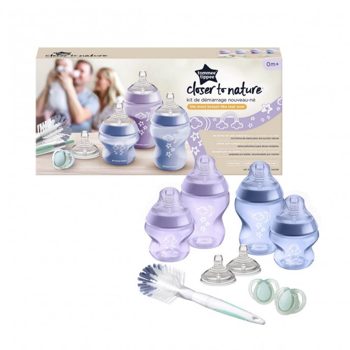 Tommee Tippee Bottle Starter Kit Purple