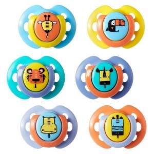 Tommee Tippee Soothers 0-6m Fun Time Tommee Tippee Soothers 0-6m Fun Time