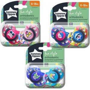 Tommee Tippee Soothers 6-18m Fun Time Tommee Tippee Soothers 6-18m Fun Time