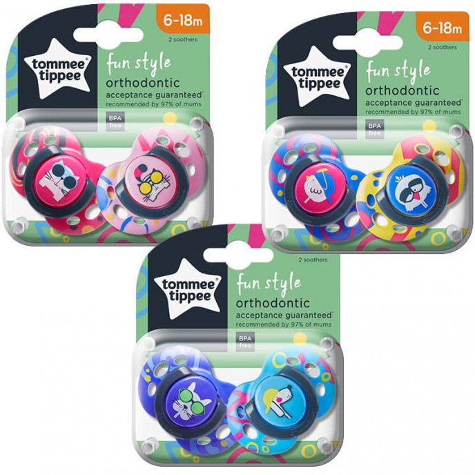 Tommee Tippee Soothers 6-18m Fun Time