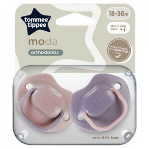 Tommee Tippee Soothers 18-36m Moda (Assorted Designs) Tommee Tippee Soothers 18-36m Moda (Assorted Designs)