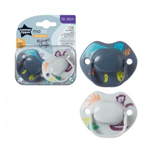 Tommee Tippee Soothers 18-36m Moda (Assorted Designs) Tommee Tippee Soothers 18-36m Moda (Assorted Designs)