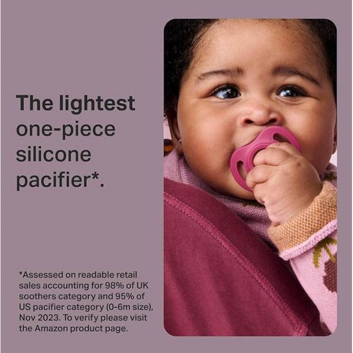 Tommee Tippee Soothers Ultra Light Stay Put 0-6m Tommee Tippee Soothers Ultra Light Stay Put 0-6m